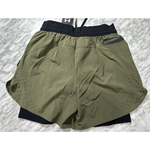 Under Armour Men's UA Vanish Elite Shorts New with Tags Green Men's Medium - Picture 3 of 9